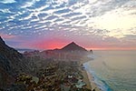 Misty Sunrise behind Lands End seen from Villa Stein